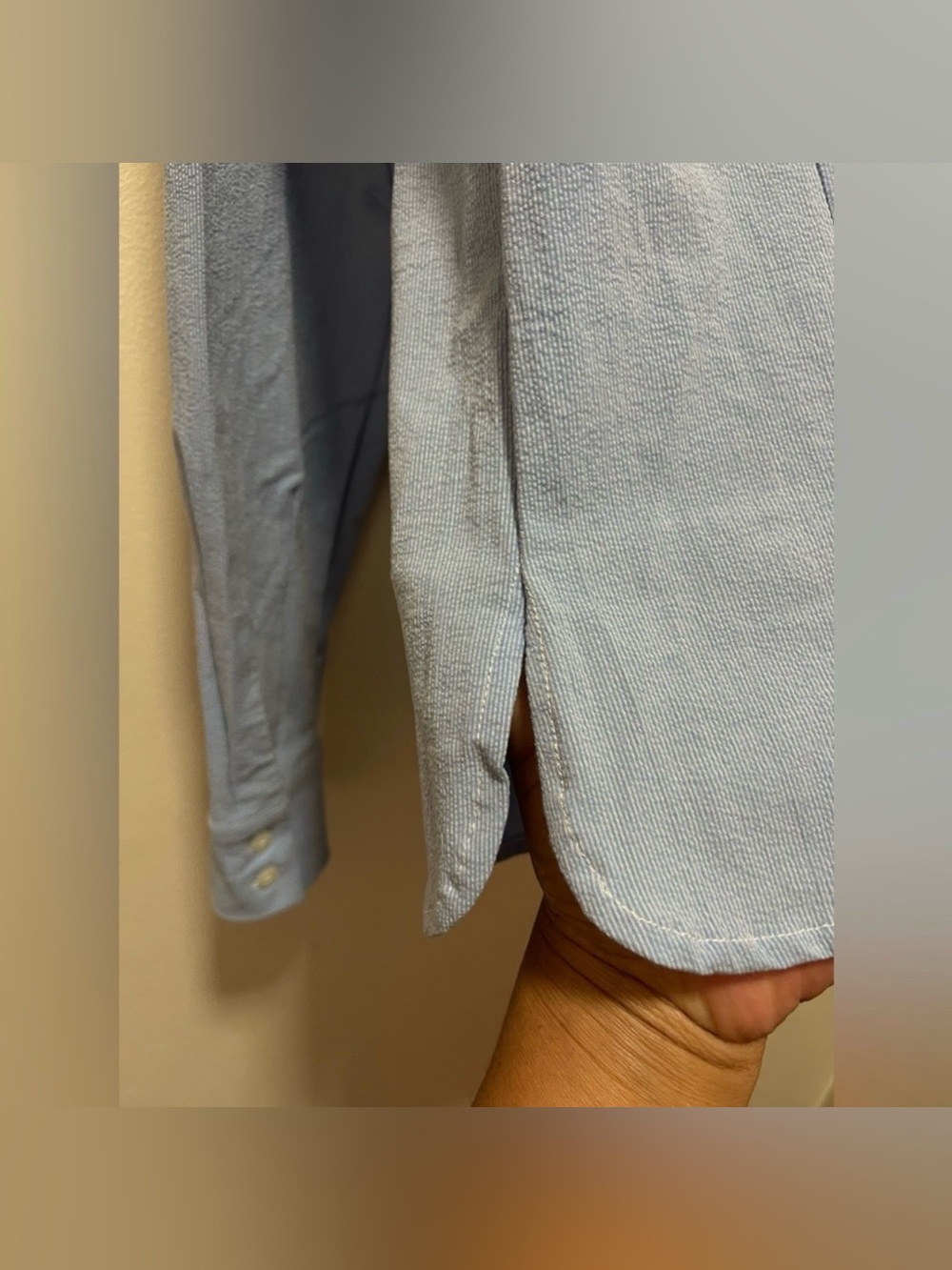 H&M Light Blue Ruffle Off-Shoulder Blouse - Picture 3 of 8
